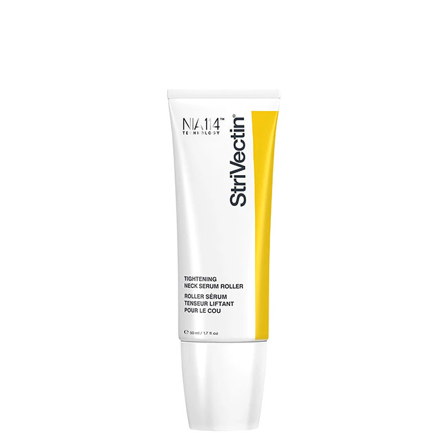 StriVectinTighten&LiftTighteningNeckSerumRoller50ml Bottle of StriVectin Tighten & Lift Tightening Neck Serum Roller by StriVectin, a serum indicated for firming neck skin.