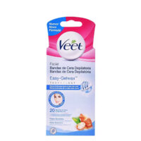 Veet Hair Removal Facial Wax Bands Sensitive Skin x20