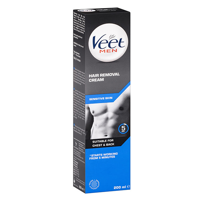 VeetMenHairRemovalCreamSensitiveSkin200ml Veet Men Hair Removal Cream Sensitive Skin 200ml