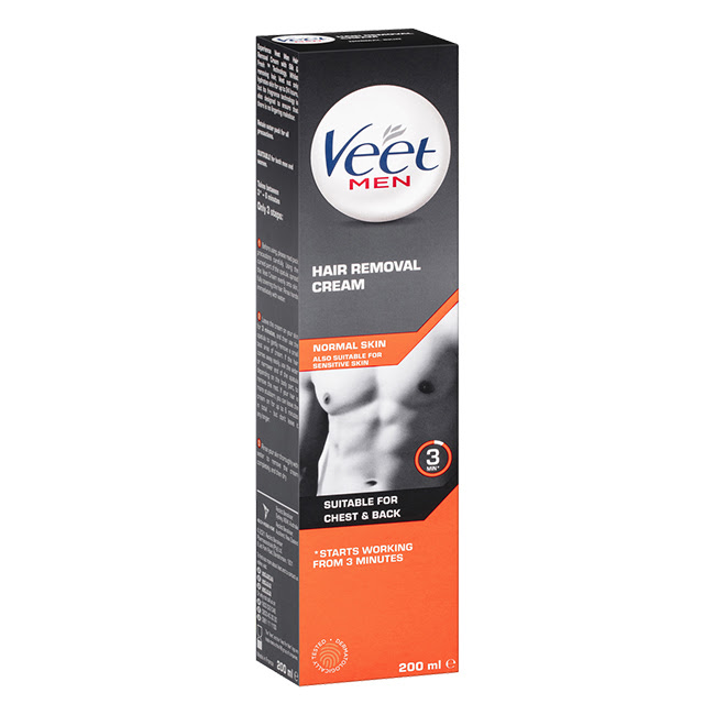 VeetMenHairRemovalGelCreamNormalSkin200ml Veet Men Gel Creme Depilatório Pele Normal 200ml - Image 1