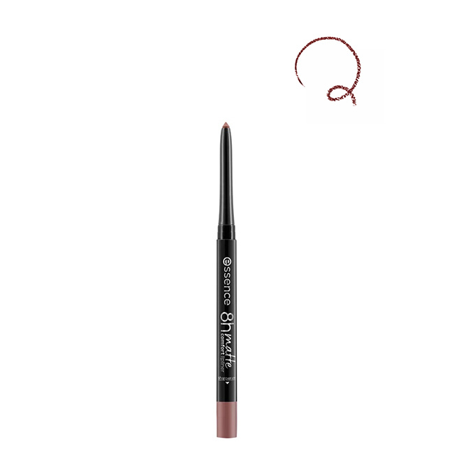 Essence8HMatteComfortLiplinerColor02SilkyHazelnut0 Essence 8H Matte Comfort Lipliner Color 02 Silky Hazelnut 0