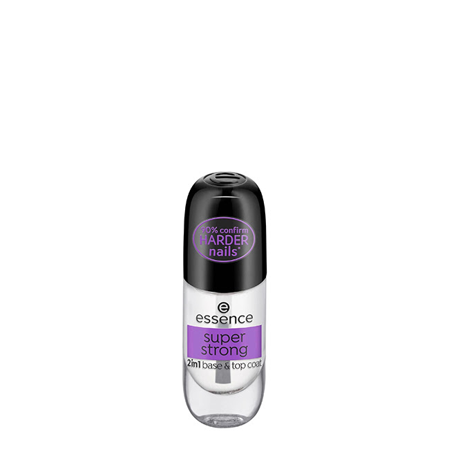 EssenceSuperStrong2-in-1Base&TopCoat8ml Essence Super Strong 2-in-1 Base & Top Coat 8ml