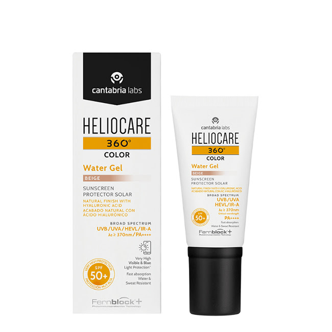 Heliocare360°ColorWaterGelSunscreenSPF50Beige50ml ヘリオケア 360°カラーウォーター ジェル日焼け止め SPF50+ ベージュ 50ml - 画像 (1)