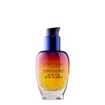 Bottle of LOccitane Immortelle Reset Overnight Oil-in-Serum, an oily serum indicated for reducing wrinkles and radiance.