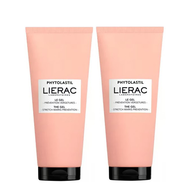 Lierac Phytolastil Stretch Mark Prevention Gel 2x200 Bottle of Lierac Phytolastil Stretch Mark Prevention Gel by Lierac, a gel indicated for preventing the appearance of stretch marks.