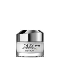 Jar  of  Olay  Regenerist  Collagen  Peptide24  Eye  Cream  by  Olay,  a  silky  cream  indicated  for  eye  contour  hydration.