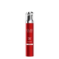 Jar  of  Olay  Regenerist  Day  Cream  SPF30  Triple  Action  by  Olay,  a  cream  indicated  for  firming  and  sun  protection.