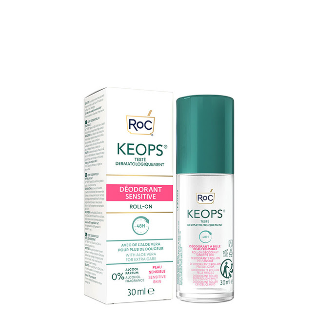 RoCKeopsSensitiveDesodorizanteRollOn30ml RoC Keops Sensitive Desodorante Roll On 30ml - Image 1