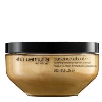 Jar  of  Essence  Absolue  Nourishing  Iluminating  Mask  by  Shu  Uemura,  a  creamy  mask  indicated  for  deep  nourishment  and  hair  shine.