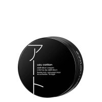 Tube  of  Style  Uzu  Cotton  Definition  Cream  by  Shu  Uemura,  a  styling  cream  indicated  for  providing  flexible  hold  and  definition.