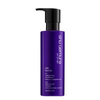 Bottle  of  Shu  Uemura  Yubi  Blonde  Full  Replenishing  Conditioner,  a  creamy  conditioner  indicated  for  blonde  hair  nourishment.