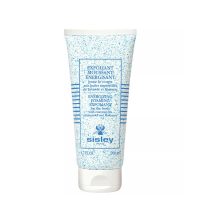 Bottle  of  Sisley  Energizing  Foaming  Body  Exfoliant,  a  light  foam  exfoliant  indicated  for  eliminating  dead  skin  cells.