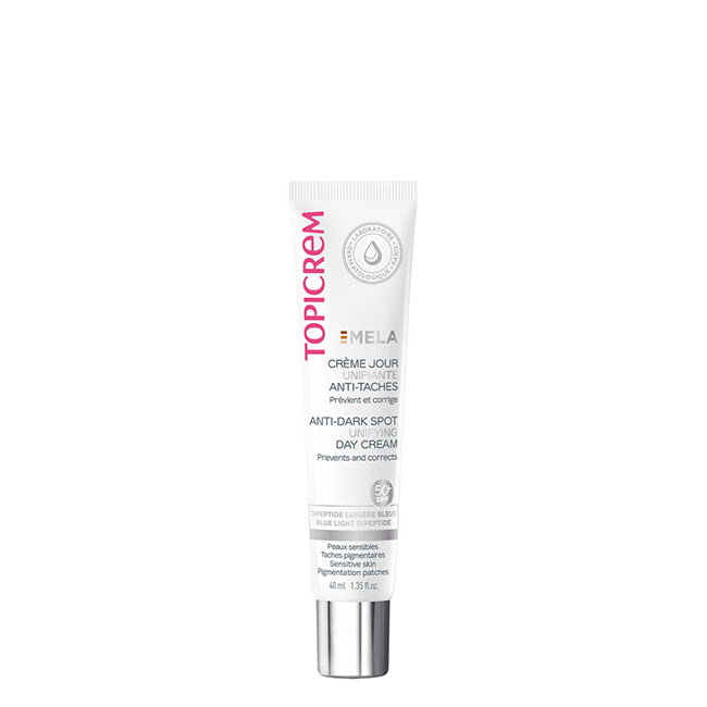 TopicremMelaAnti-DarkSpotUnifyingDarkCreamSPF50+40ml Tube of Topicrem Mela Anti-Dark Spot Unifying Dark Cream SPF50