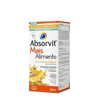 Bottle  of  Absorvit  Mais  Alimento  Syrup  by  Absorvit,  a  food  supplement  syrup  indicated  for  nutritional  deficiencies.