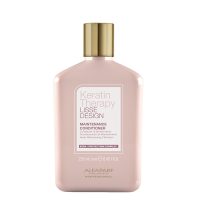 Bottle of Lisse Design Keratin Therapy Conditioner by Alfaparf Milano, a conditioner indicated for preserving straightening.