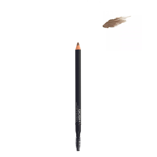 GoshEyebrowPencilColor01Brown1 Gosh Eyebrow Pencil Color 01 Brown 1
