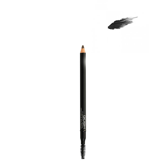 GoshEyebrowPencilColorSoftBlack12g Gosh Eyebrow Pencil Lápis de Sobrancelhas Cor Soft Black 1,2g - Image 1