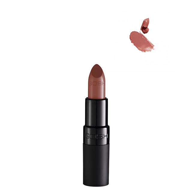 GoshVelvetTouchLipstickColor122Nougat4g Gosh Velvet Touch Lipstick Color 122 Nougat 4g