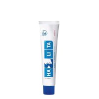 Tube  of  Halita  Toothpaste  with  Fluoride  for  Bad  Breath  by  Halita,  a  toothpaste  indicated  for  eliminating  bad  breath.