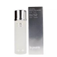 Bottle  of  La  Prairie  Crystal  Micellar  Water  by  La  Prairie,  a  micellar  water  indicated  for  removing  makeup  and  impurities.