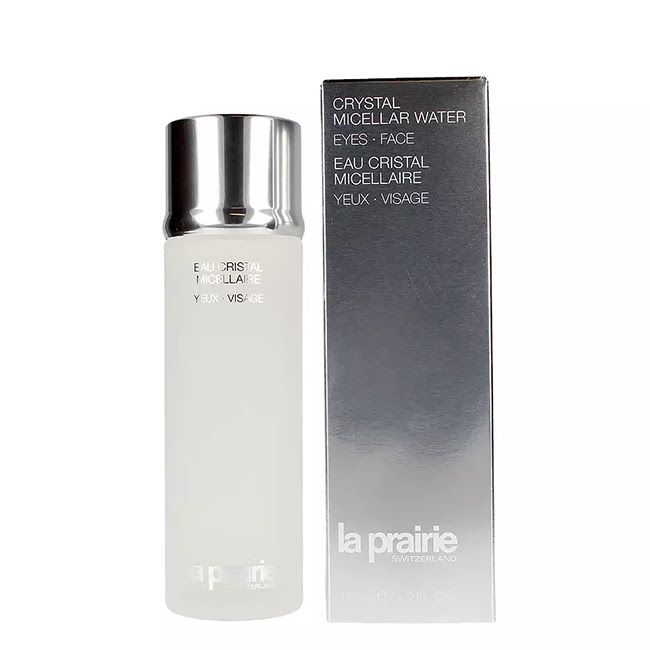 LaPrairieCrystalMicellarWater150ml Bottle of La Prairie Crystal Micellar Water by La Prairie, a micellar water indicated for removing makeup and impurities.