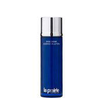 Bottle  of  La  Prairie  Skin  Caviar  Essence  in  Lotion  by  La  Prairie,  a  pre-serum  lotion  indicated  for  skin  firmness.