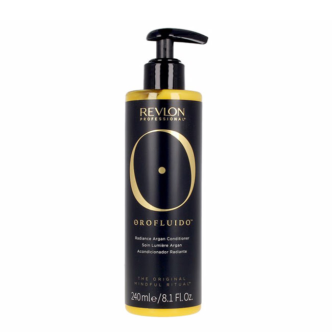 OrofluidoRadianceArganConditioner240ml Bottle of Orofluido Radiance Argan Conditioner by Orofluido, a conditioner indicated for moisturizing and smoothing hair.