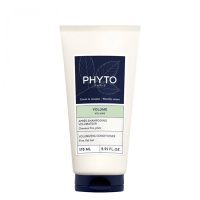 Bottle  of  Phyto  Volume  Volumizing  Conditioner  by  Phyto,  a  conditioner  indicated  for  moisturizing  and  detangling  hair.