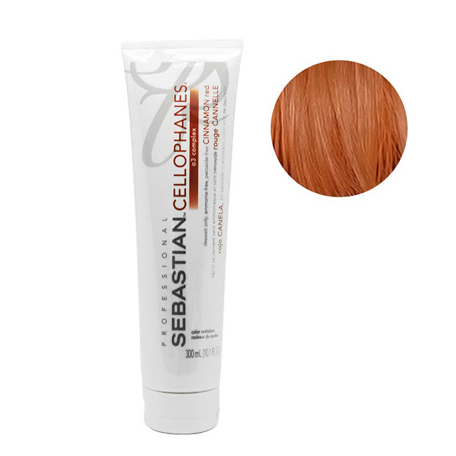 SebastianCellophanesColourShineHairGlossColorCinnamonRed300ml Sebastian Cellophanes Colour Shine Hair Gloss Color Cinnamon Red 300ml