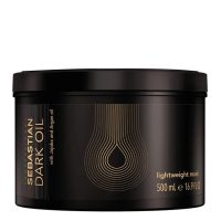 Jar  of  Sebastian  Dark  Oil  Lightweight  Mask  by  Sebastian,  a  hair  mask  indicated  for  nourishing  and  softening  all  hair  types.