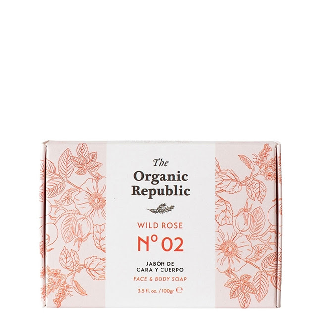 TheOrganicRepublicWildRoseSoap100g The Organic Republic Wild Rose Soap 100g