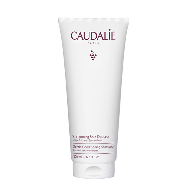 CaudalieGentleConditioningShampoo200ml Bottle of Caudalie Gentle Conditioning Shampoo by Caudalie, a liquid shampoo indicated for cleansing and strengthening sensitive hair.