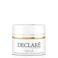 Jar  of  Declaré  Age  Control  Multi  Lift  Cream  by  Declaré,  a  velvety-rich  cream  indicated  for  lifting  and  firming  sagging  skin.