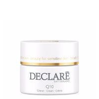 Jar  of  Declaré  Age  Control  Q10  Cream  by  Declaré,  a  rich  velvety  cream  indicated  for  combating  signs  of  aging  and  skin  firmness.