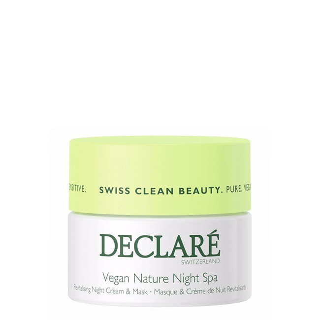 DeclareVeganNatureNightSpaRevitalisingCreamMask50ml デクラレ ビーガン ネイチャー ナイト スパ リバイタライジング クリーム & マスク 50ml - 画像 (1)
