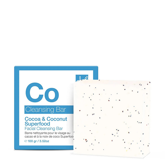 DrBotanicalsCocoaCoconutSuperfoodFacialCleansingBar100g Dr. Botanicals Cocoa & Coconut Superfood Sabonete Facial 100g - Image 1