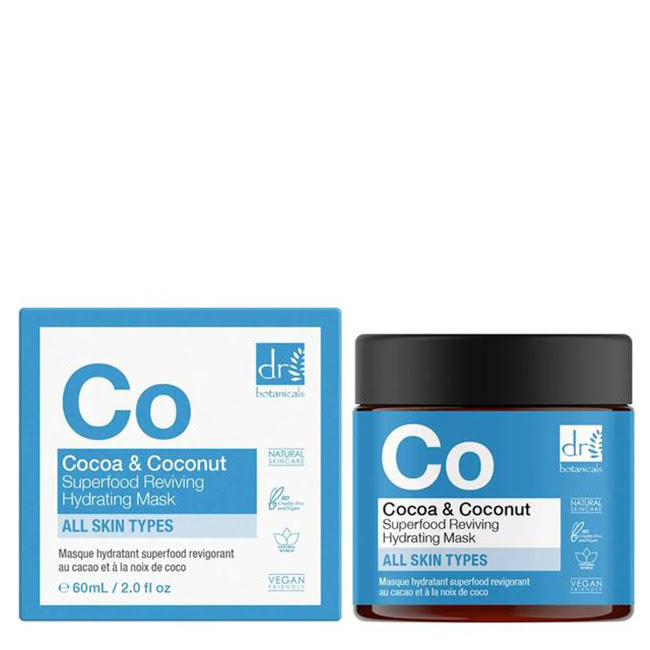 Dr.BotanicalsCocoa&CoconutSuperfoodRevivingHydratingMask60ml Dr. Botanicals Cocoa & Coconut Superfood Reviving Hydrating Mask 60ml
