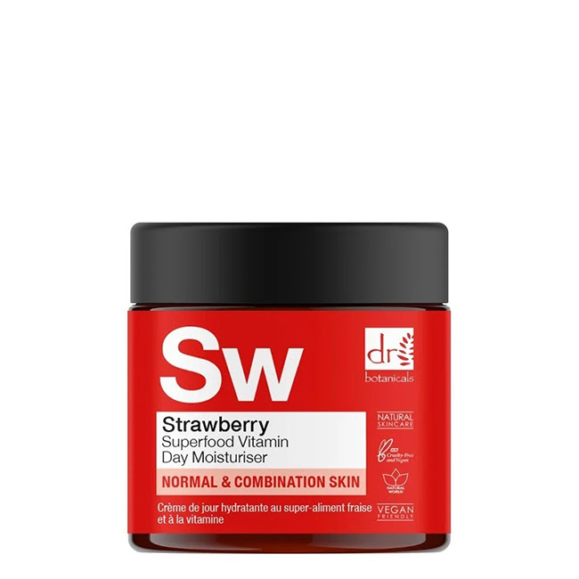 Dr.BotanicalsStrawberrySuperfoodVitaminDayMoisturiser60ml Dr. Botanicals Strawberry Superfood Vitamin Day Moisturiser 60ml
