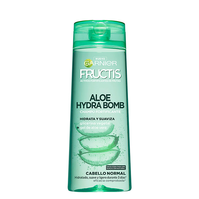 GarnierFructisAloeHydraBombShampoo360ml Garnier Fructis Aloe Hydra Bomb Shampoo Fortificante 360ml - Image 1