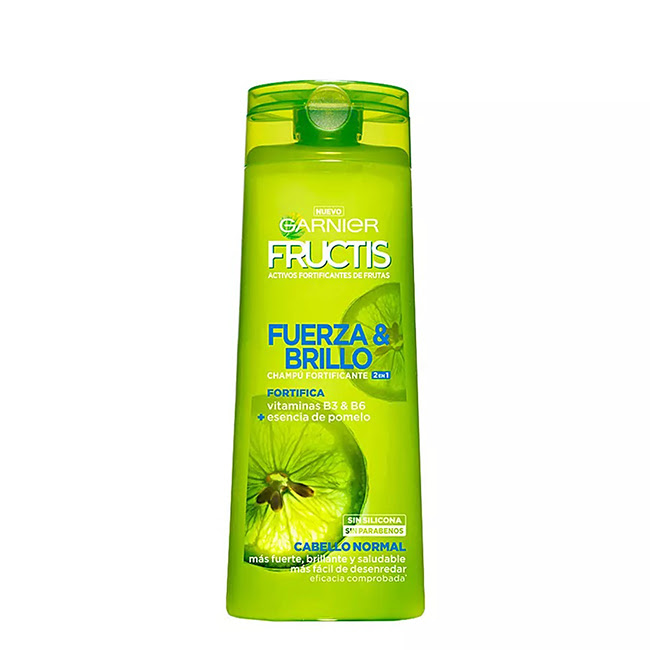 GarnierFructisStrength&Shine2-in-1Shampoo360ml Bottle of Garnier Fructis Strength & Shine 2-in-1 Shampoo by Garnier, a toning shampoo indicated for strengthening normal hair.