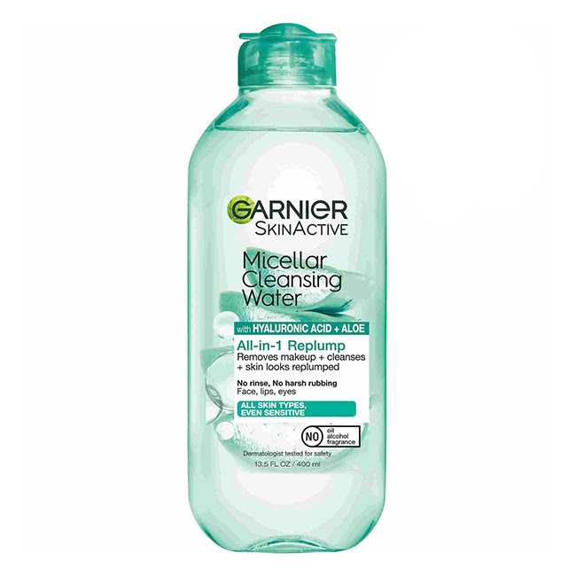 GarnierSkinActiveHyaluronicAloeMicellarWaterAll-in-1400ml Garnier SkinActive Hyaluronic Aloe Micellar Water All-in-1 400ml
