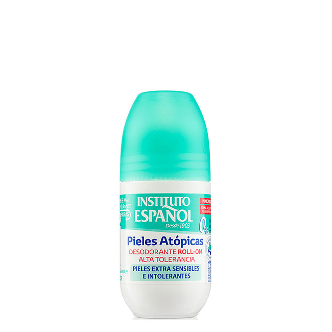 InstitutoEspañolAtopicSkinDeodorantRoll-on75ml Bottle of Instituto Español Atopic Skin Deodorant Roll-on by Instituto Español, a roll-on indicated for intolerant armpits.