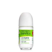 Bottle  of  Instituto  Español  Healthy  Skin  Deodorant  Roll-on  by  Instituto  Español,  a  roll-on  indicated  for  sensitive  skin.