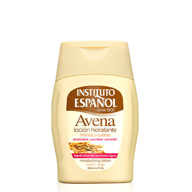 InstitutoEspañolOatMoisturizingLotion100ml Bottle of Instituto Español Oat Moisturizing Lotion by Instituto Español, a milky lotion indicated for moisturizing dry and sensitive skin.