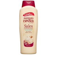 Bottle  of  Instituto  Español  Revitalizing  Salts  Shower  Gel  by  Instituto  Español,  a  shower  gel  indicated  for  toxin  elimination.