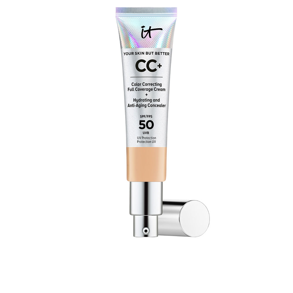 It Cosmetics CC+ Cream Full Coverage Foundation SPF50+ Color Medium Tan 32ml ItCosmeticsYourSkinButBetterCCCreamFoundationSPF50ColorNeutralTan