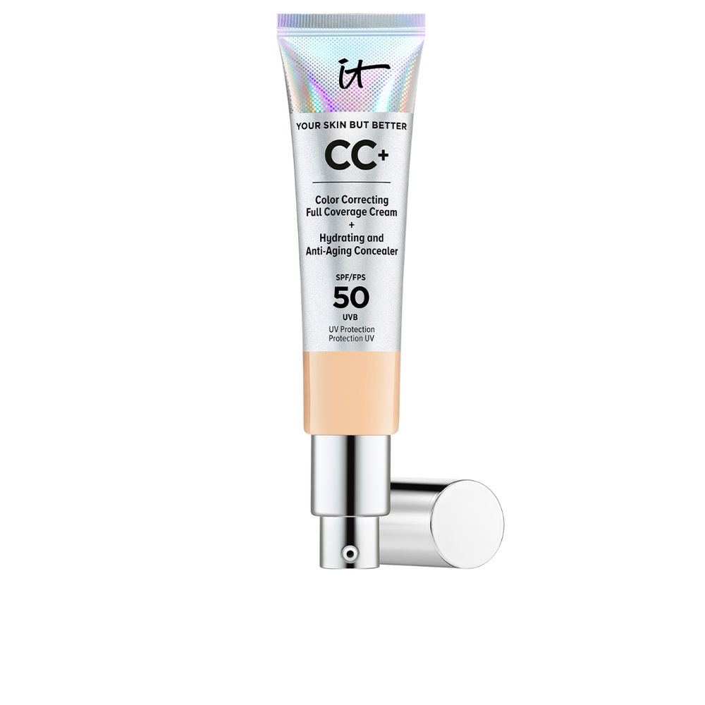 ItCosmeticsCCCreamFullCoverageFoundationSPF50ColorNeutralMedium32ml_1 It Cosmetics CC+ Cream Full Coverage Foundation SPF50+ Color Neutral Medium 32ml - Image 1