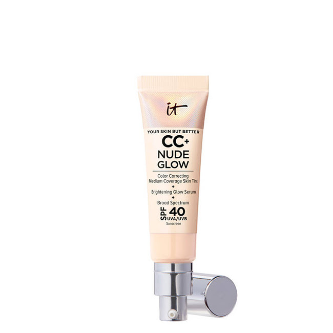 ItCosmeticsCC+NudeGlowFoundation+SerumSPF40ColorFairLight32ml It Cosmetics CC+ Nude Glow Foundation + Serum SPF40 Color Fair Light 32ml