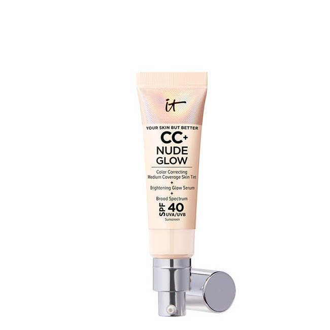 ItCosmeticsCCNudeGlowFoundationSerumSPF40ColorFairPorcelain32ml It Cosmetics CC+ Nude Glow Base + Sérum SPF40 Cor Fair Porcelain 32ml - Image 1
