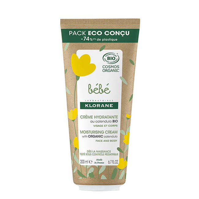 KloraneBabyBioMoisturisingCream200ml Klorane Bebé Crema Hidratante Bio 200ml - Image 1